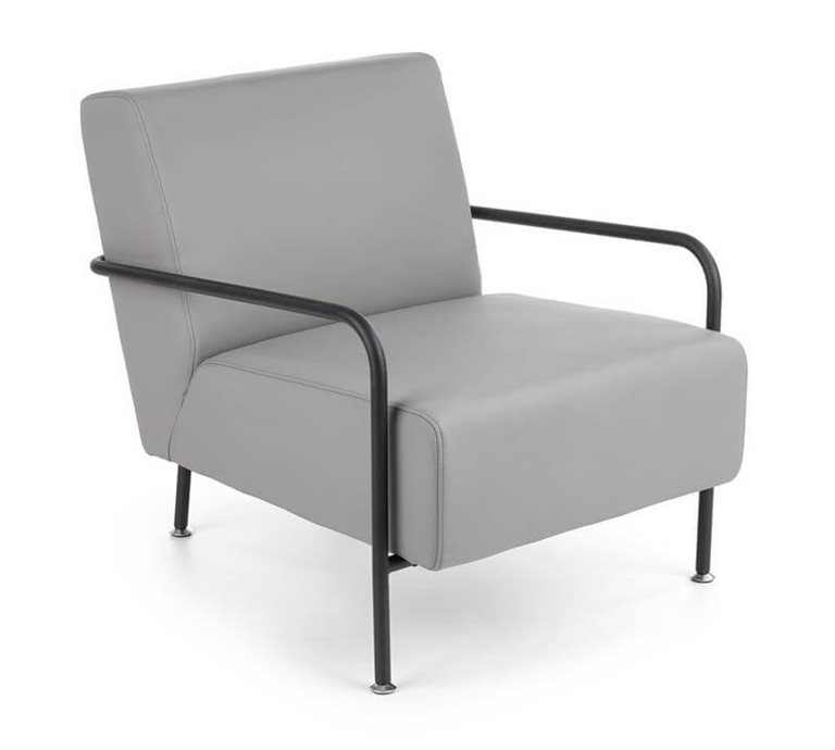 Кресло Halmar CUPER (серый/черный)