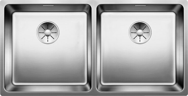 Кухонная мойка Blanco Andano 400/400-U нерж.сталь, зеркальная полировка, с отв. арм. InFino, 522987