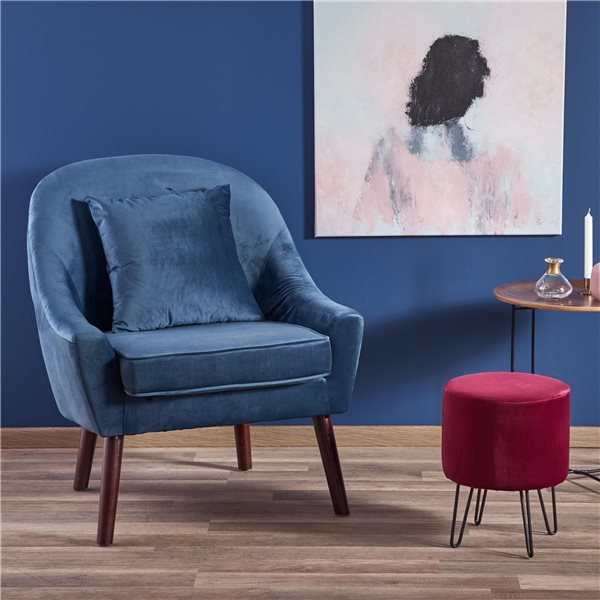 Кресло Halmar OPALE (темно-синий)