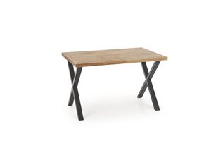 Стол обеденный Halmar APEX 120×78 (дуб натуральный/черный)