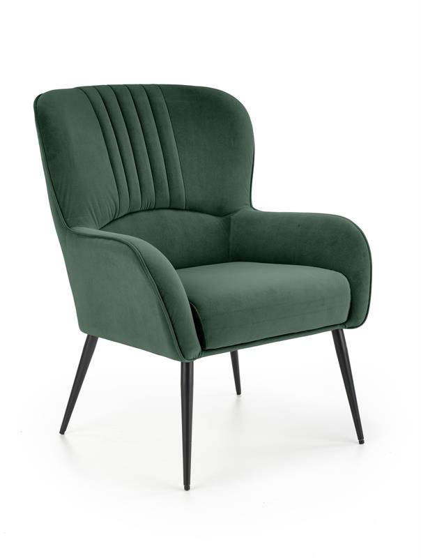 Кресло Halmar VERDON (темно-зеленый)