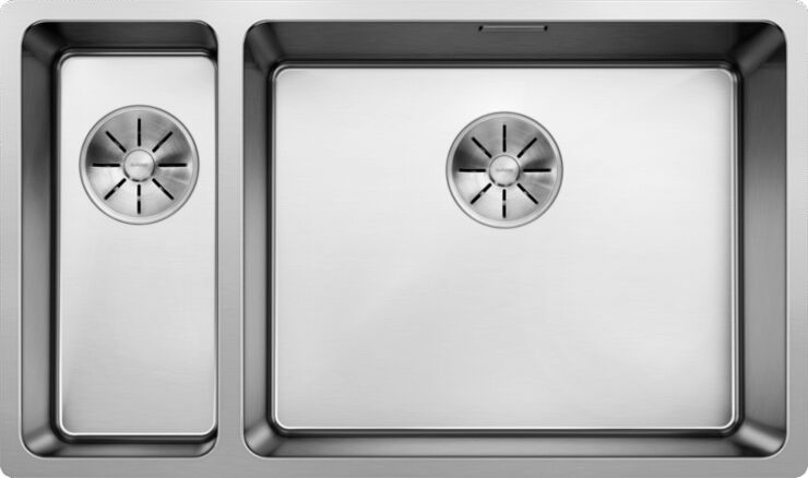 Кухонная мойка Blanco Andano 500/180-U (чаша справа) нерж.сталь, зеркальная полировка, с отв. арм. InFino, 522989