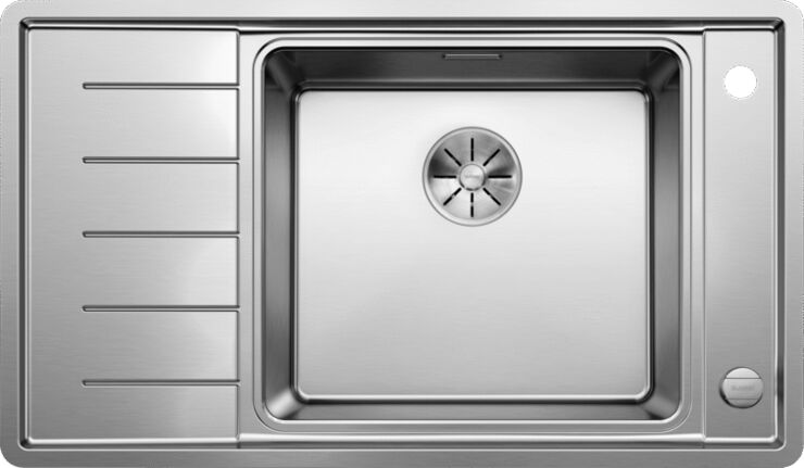 Кухонная мойка Blanco Andano XL 6S-IF Compact (чаша справа) нерж. сталь, зеркальная полировка, с кл.-авт. InFino, 523001