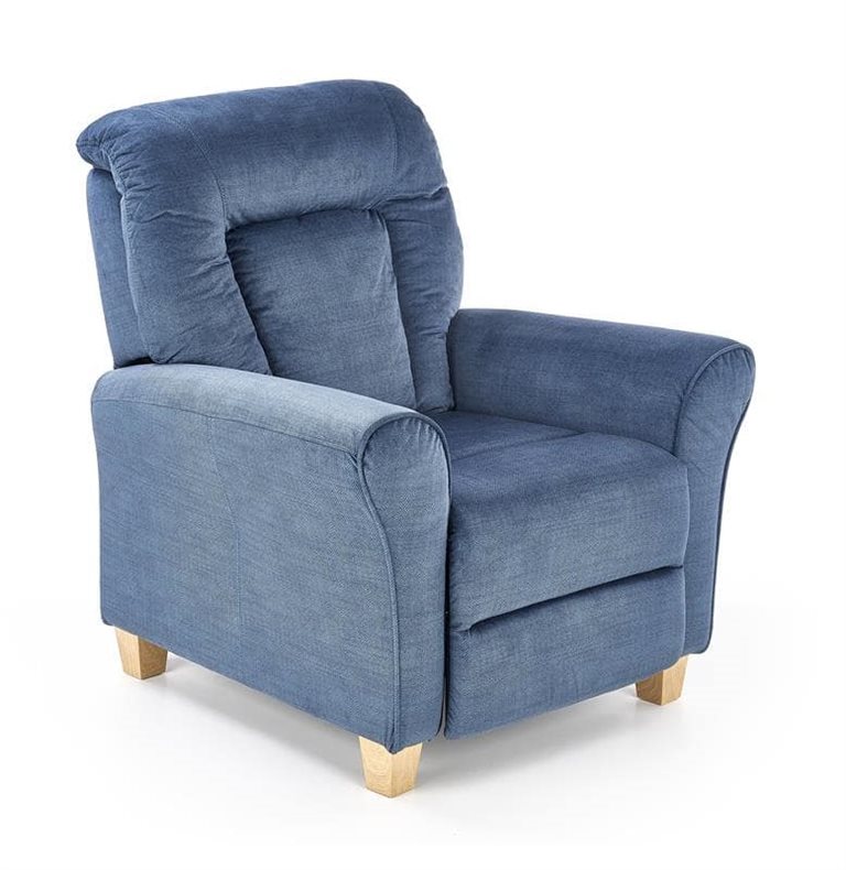 Кресло раскладное Halmar BARD (темно-синий)