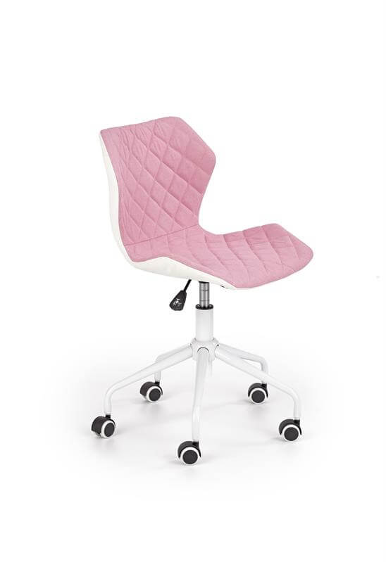 Кресло компьютерное Halmar MATRIX 3 (розово-белый)