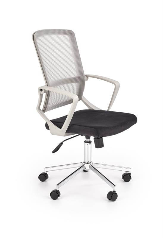 Кресло компьютерное Halmar FLICKER (светло-серый/черный)