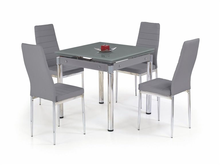 Стол обеденный Halmar KENT, раскладной (серый)